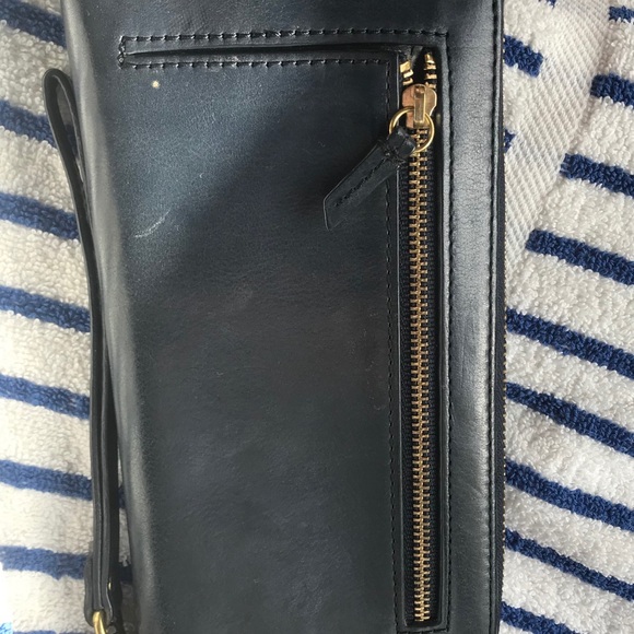 Fossil Wallet, Genuine Leather, Navy Blue - Picture 2 of 3